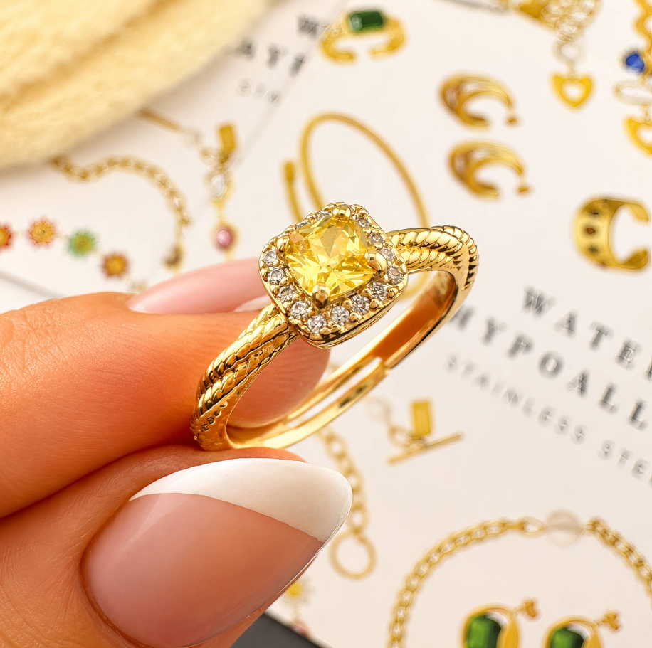 NOVAHERA Soleil Halo Ring Adjustable