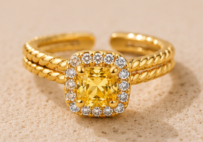 NOVAHERA Soleil Halo Ring Adjustable