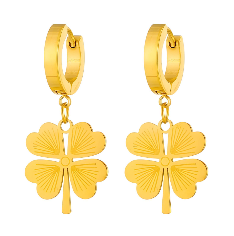 NOVAHERA Lucky Clover Drop Earrings