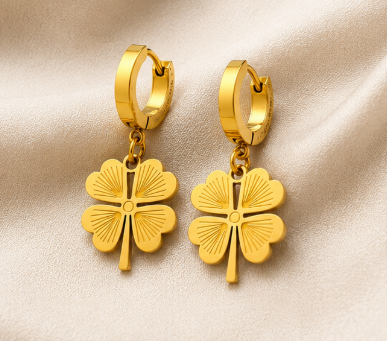 NOVAHERA Lucky Clover Drop Earrings