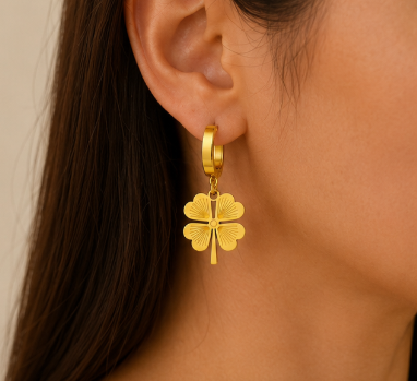 NOVAHERA Lucky Clover Drop Earrings