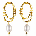 NOVAHERA Pearl Loop Earrings