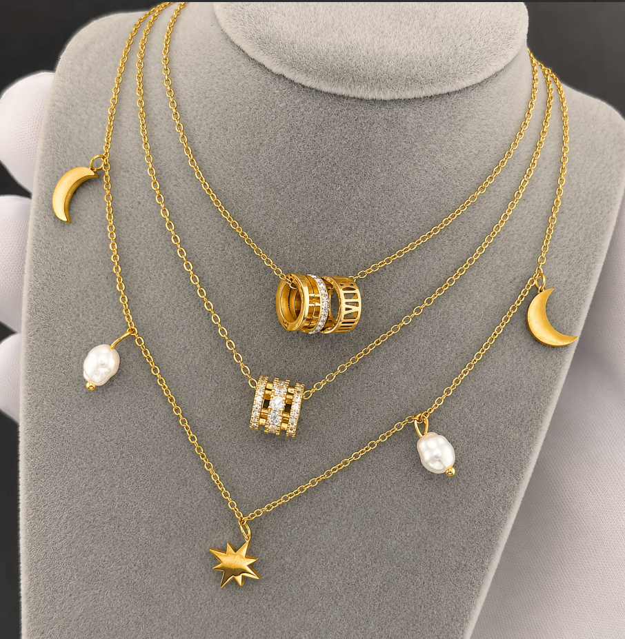 NOVAHERA Roman Trinity Necklace