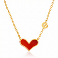 NOVAHERA Scarlet Heart Necklace