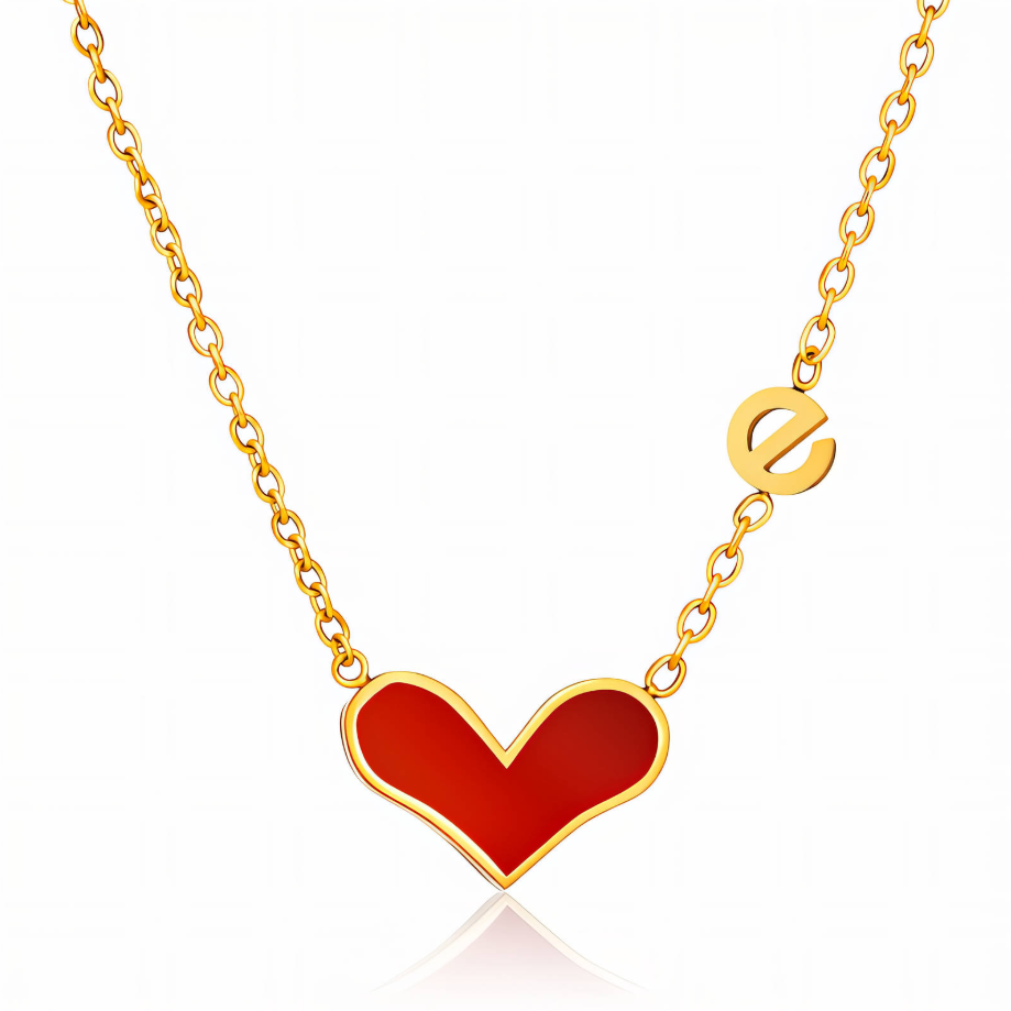 NOVAHERA Scarlet Heart Necklace