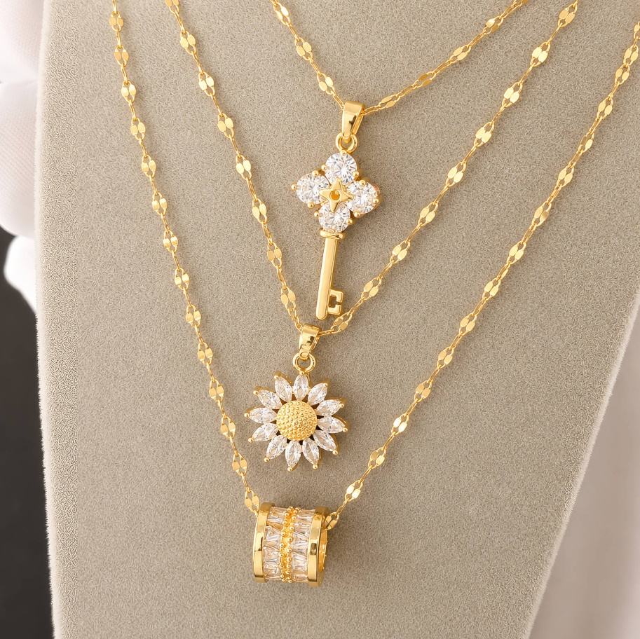 NOVAHERA Celestial Key Necklace