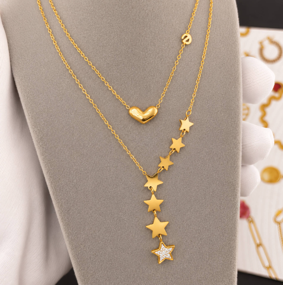 NOVAHERA Starlight Cascade Necklace