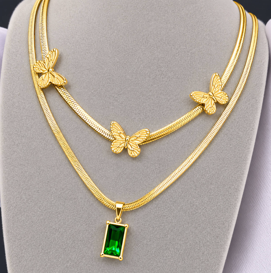 NOVAHERA Emerald Grace Necklace