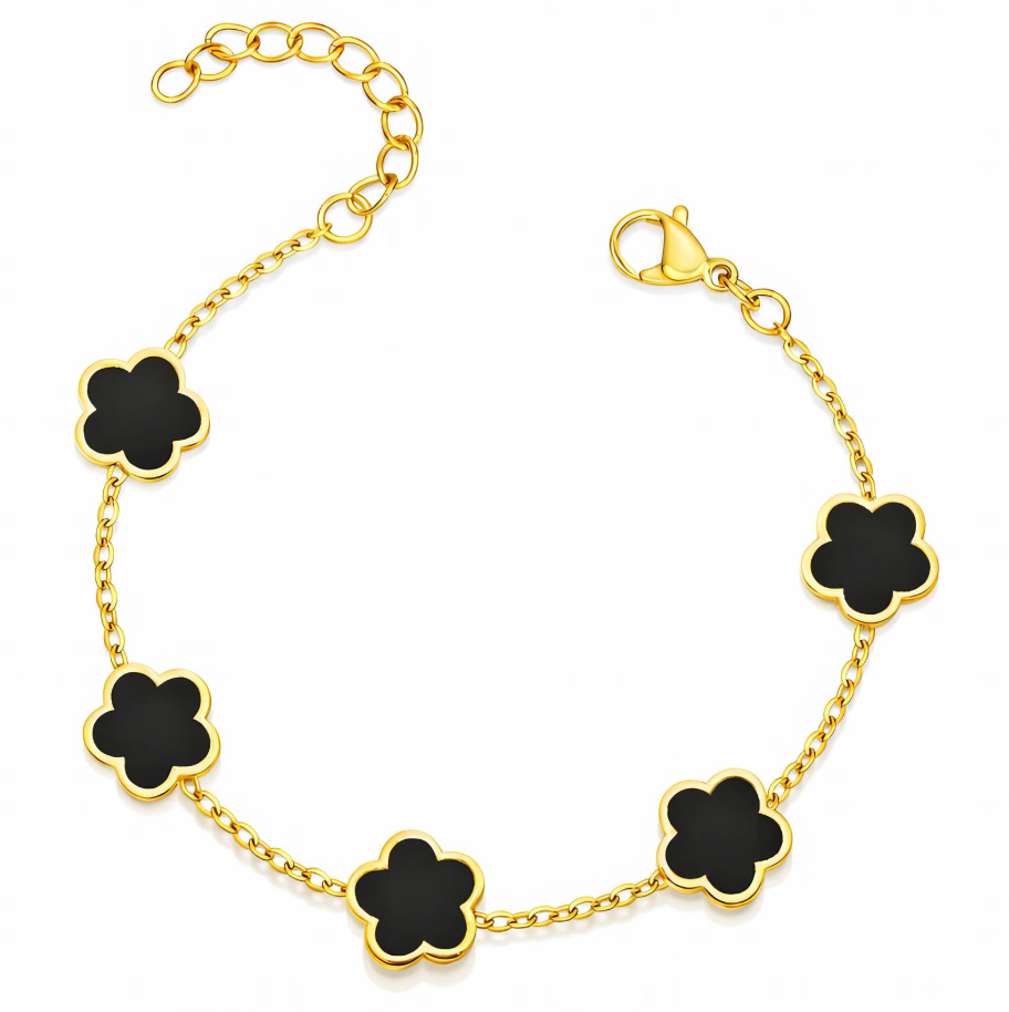 NOVAHERA Midnight Clover Bracelet