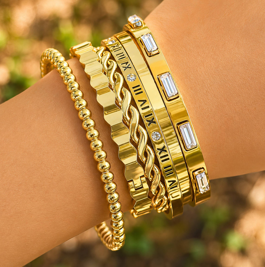 NOVAHERA | Selene Twist Cuff Bracelet