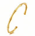NOVAHERA | Bamboo Grace Cuff Bracelet