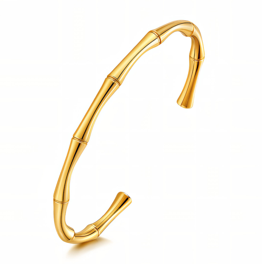 NOVAHERA | Bamboo Grace Cuff Bracelet