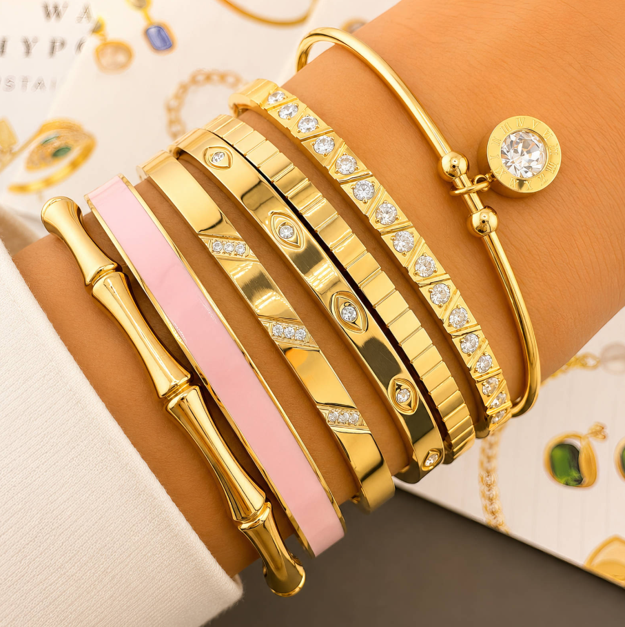 NOVAHERA | Bamboo Grace Cuff Bracelet