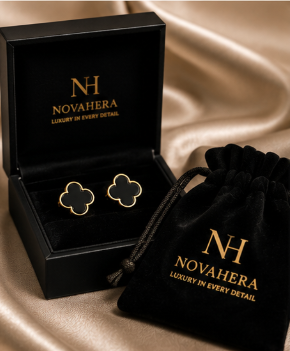 🖤Midnight Clover Earrings(✨ PRE-ORDER ITEM)