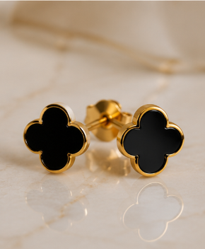 🖤Midnight Clover Earrings(✨ PRE-ORDER ITEM)