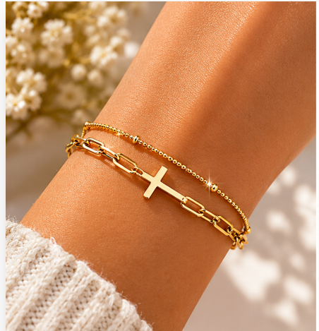 ✝️ Golden Faith Bracelet (✨ PRE-ORDER ITEM)