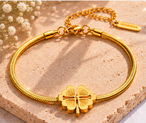 🍀 Lucky Clover Bracelet (✨ PRE-ORDER ITEM)