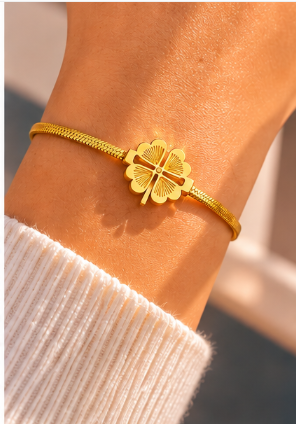 🍀 Lucky Clover Bracelet (✨ PRE-ORDER ITEM)