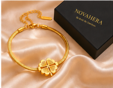 🍀 Lucky Clover Bracelet (✨ PRE-ORDER ITEM)