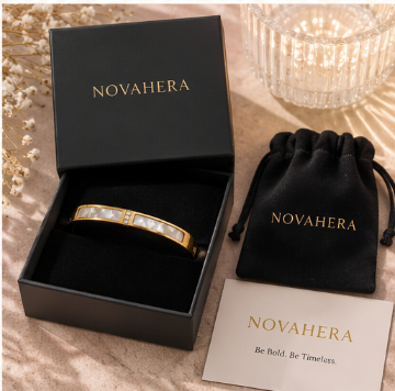 🤍 Pearl Elegance Bangle (✨ PRE-ORDER ITEM)