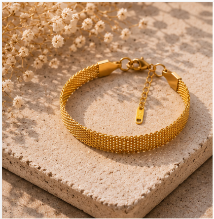 👑 Luxe Mesh Bracelet (✨ PRE-ORDER ITEM)