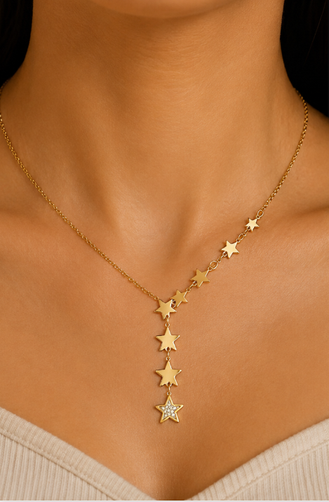 NOVAHERA Starlight Cascade Necklace