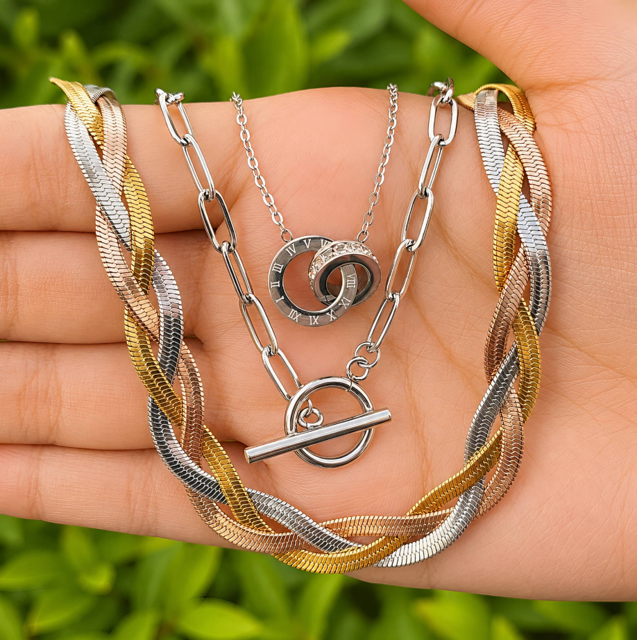NOVAHERA Trinity Weave Necklace