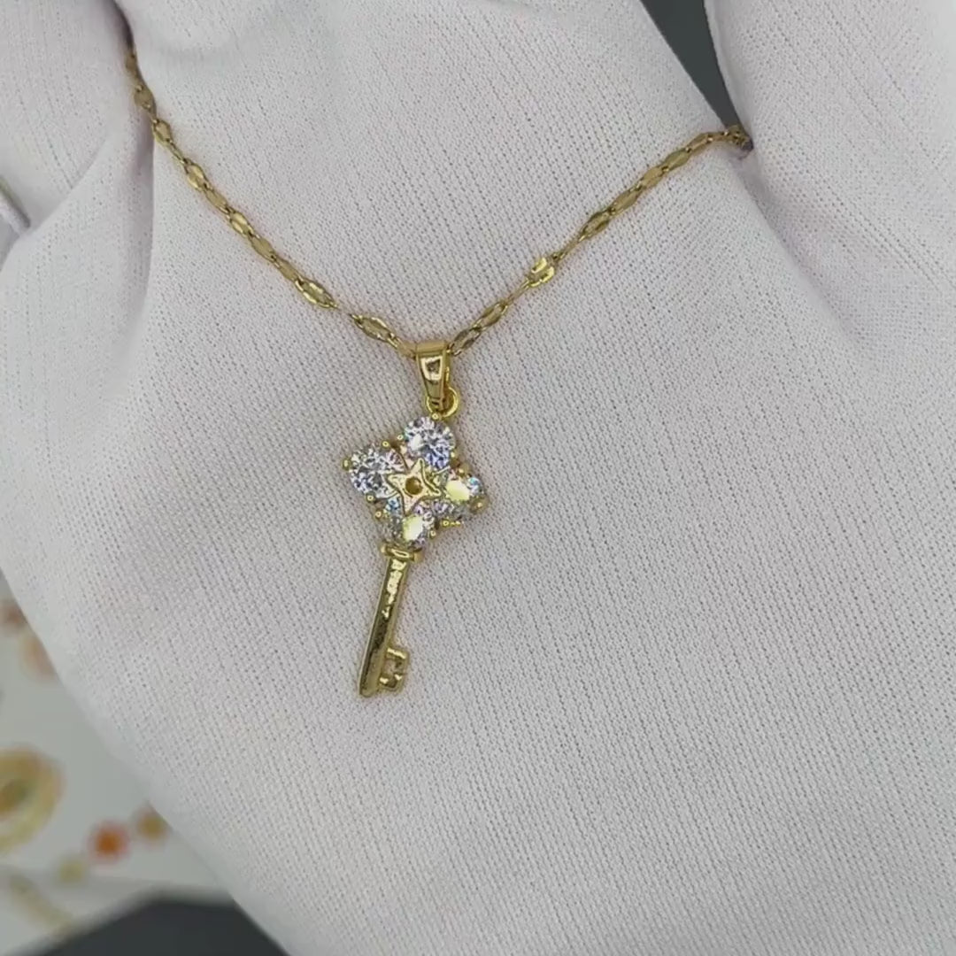 NOVAHERA Celestial Key Necklace