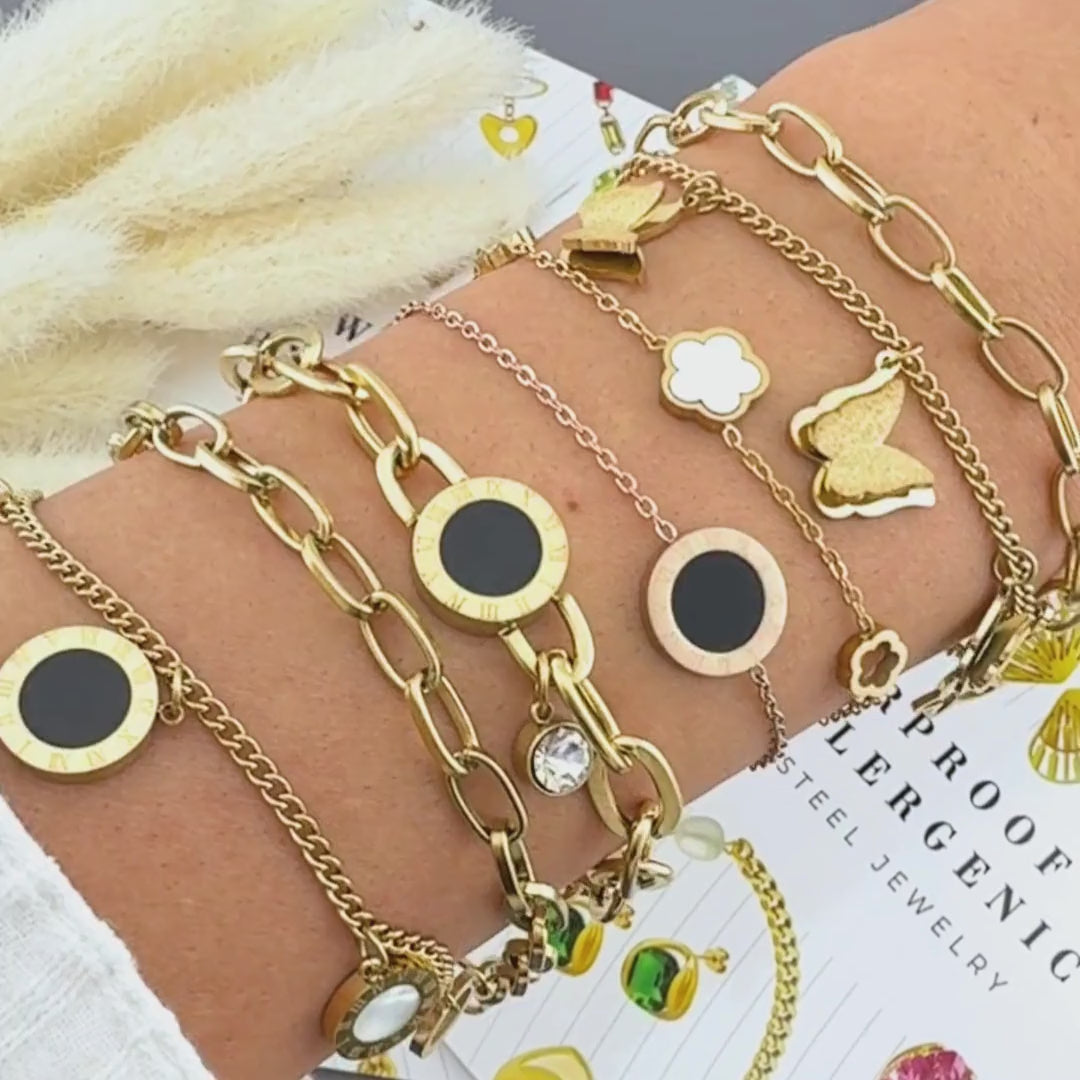 🖤 Noir Roman Bracelet (✨PRE-ORDER ITEM)