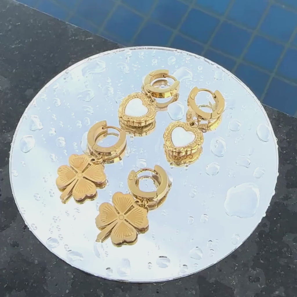 NOVAHERA Lucky Clover Drop Earrings