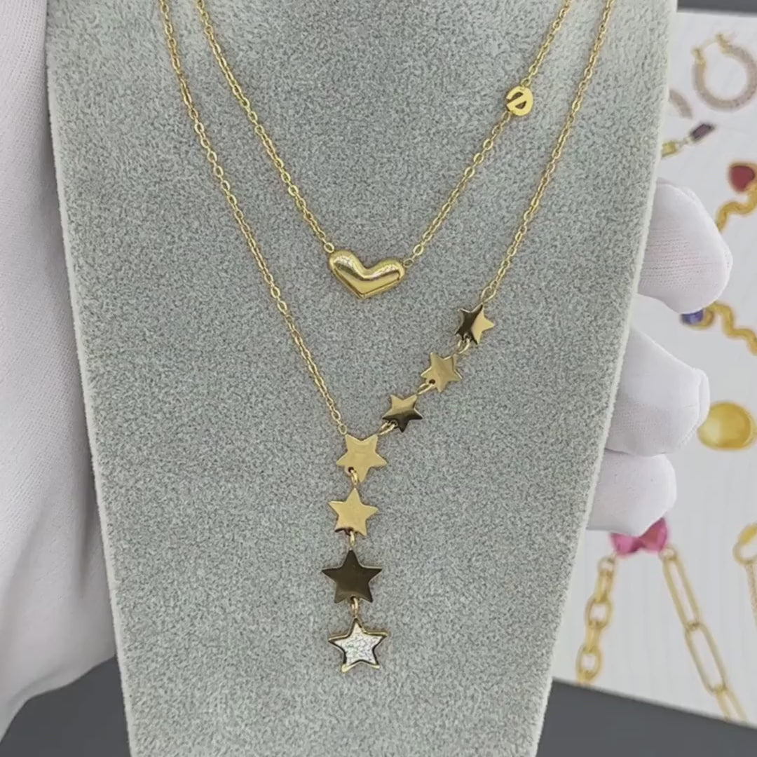 NOVAHERA Starlight Cascade Necklace