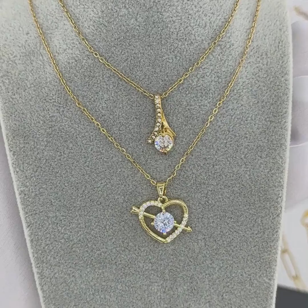 NOVAHERA Cupid's Heart Necklace