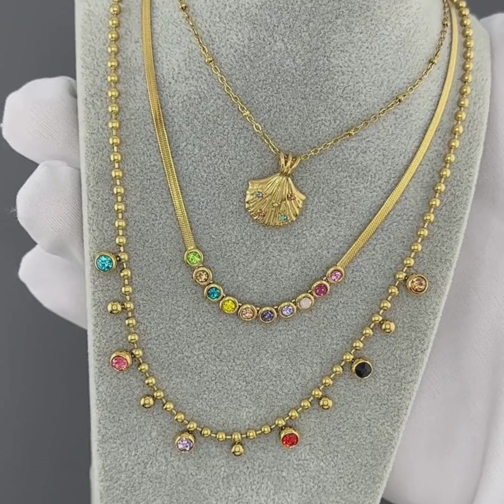 🌈 Rainbow Luxe Necklace (✨ PRE-ORDER ITEM)