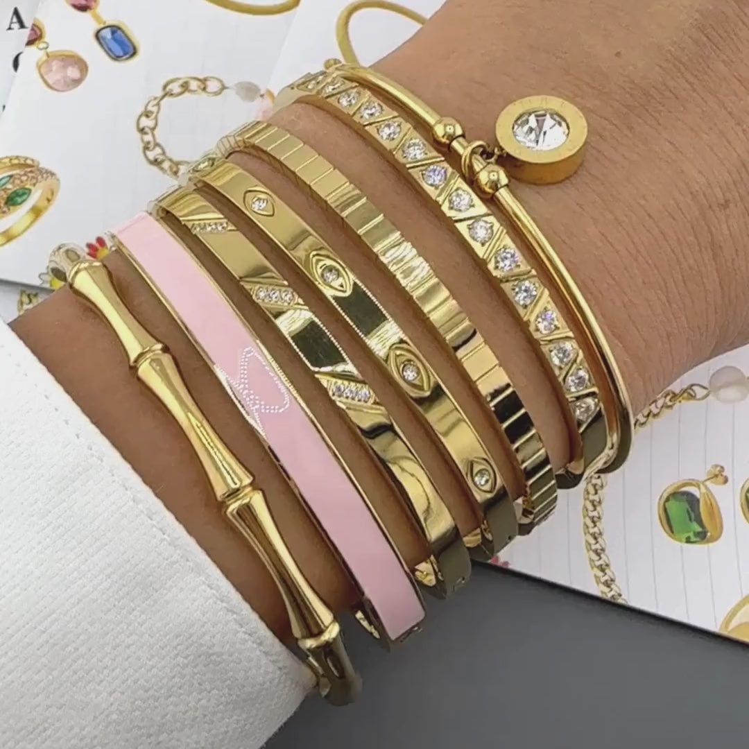 NOVAHERA | Bamboo Grace Cuff Bracelet