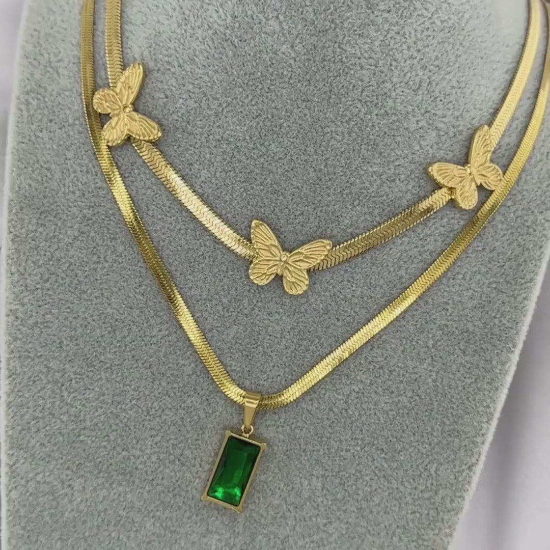 NOVAHERA Emerald Grace Necklace