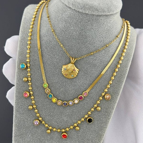 🌈 Rainbow Luxe Necklace (✨ PRE-ORDER ITEM)